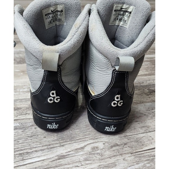 Nike ACG Woodside Matte Gray Silver Men's 7.5 Duck Boots 386469-090 Snow Winter - Picture 4 of 13